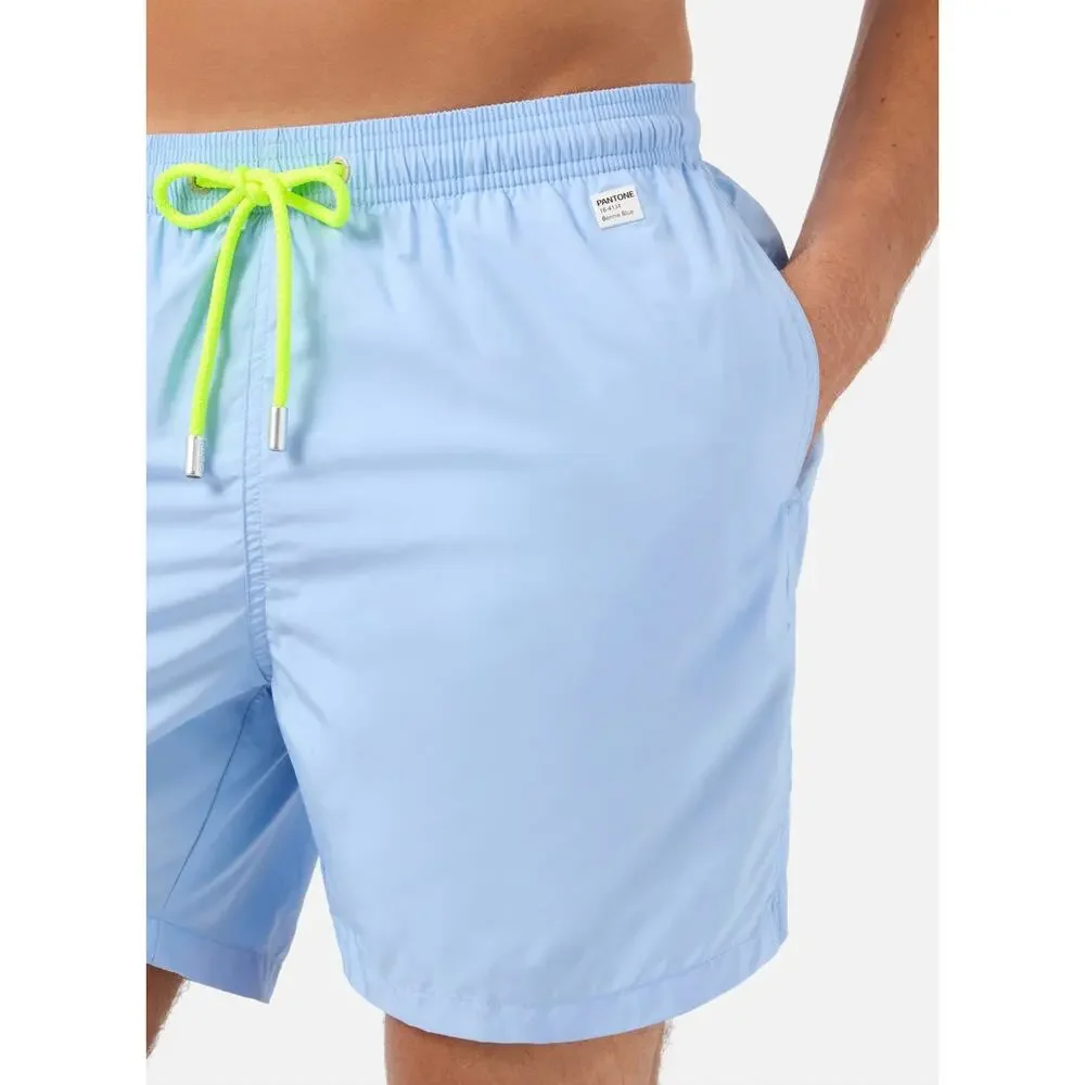 MC2 Saint Barth Swim Shorts Men Large Pantone Bonnie Blue Trunks Beach Summer